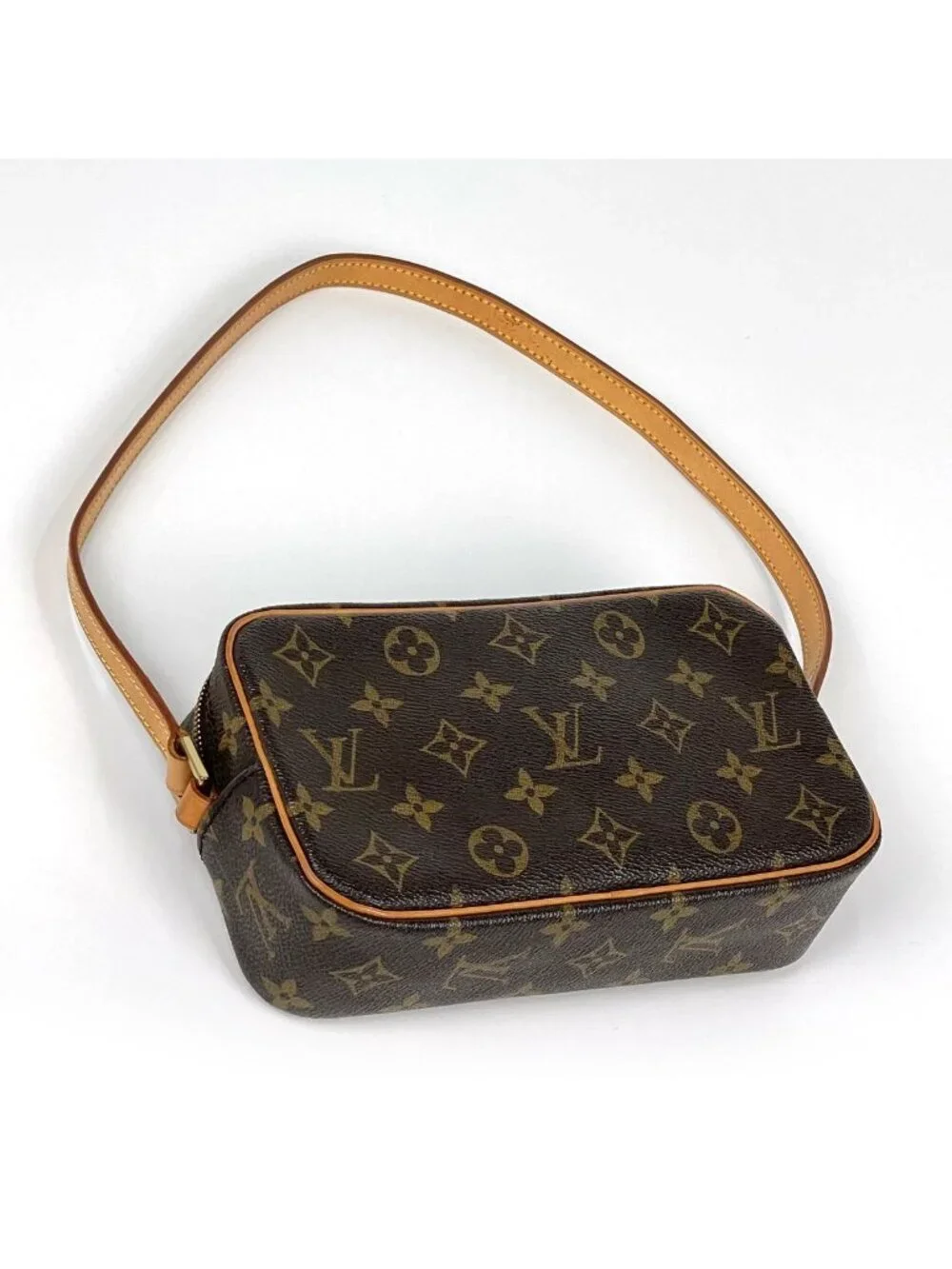 Louis Vuitton Pochette Cite Shoulder Bag Monogram Brown